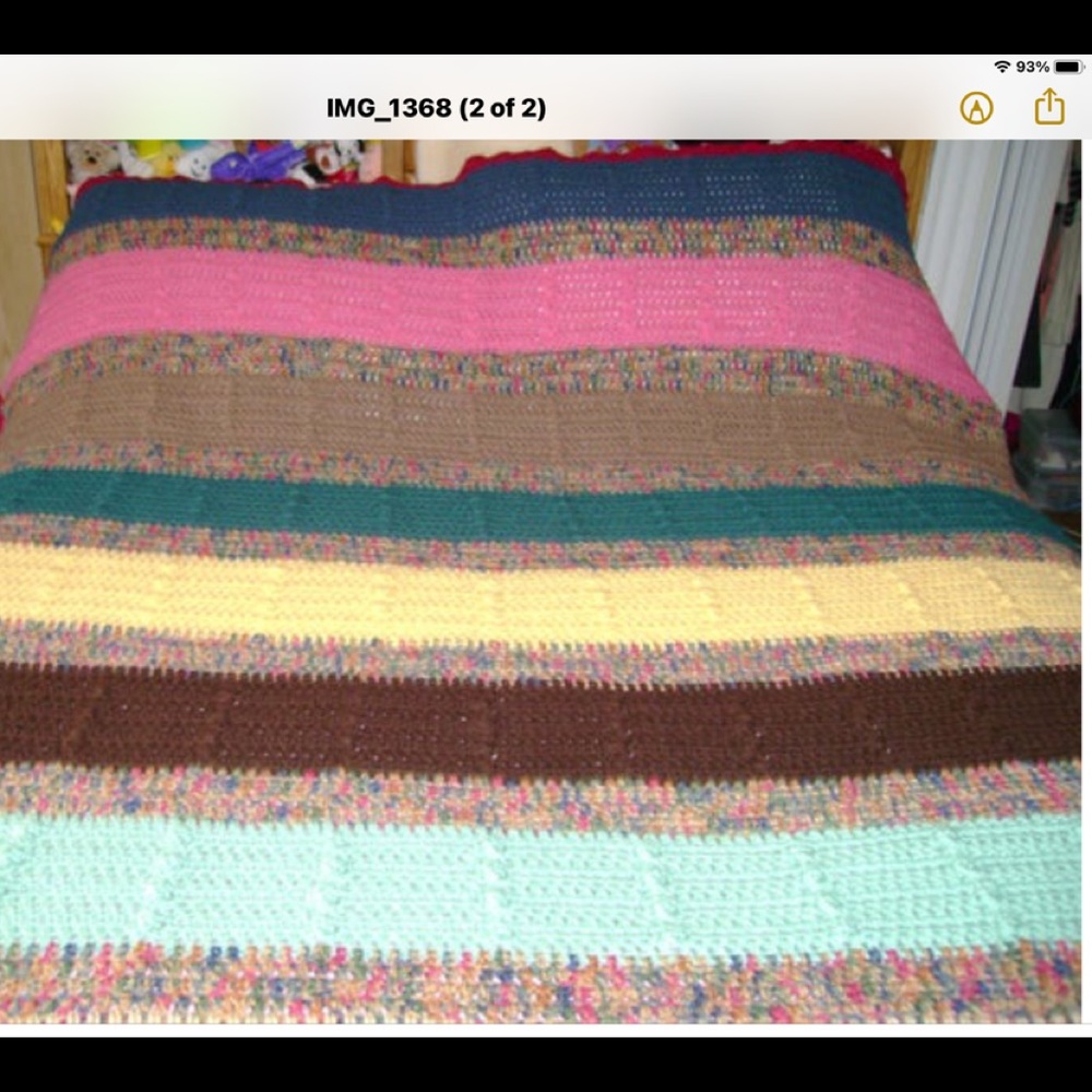 One of a kind Afghan